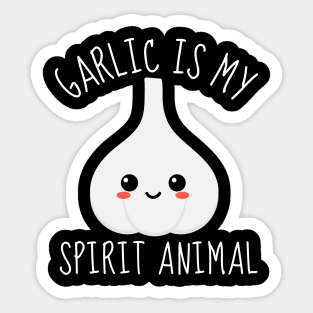 Garlic Whispers: My Spirited Clove Companion Sticker